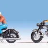 Walthers 949-6061 HO Scale Motorcyclists Figures -Bachmann Store walthers 949 6061 ho scale motorcyclists figures