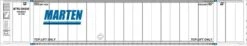 Walthers 949-8707 HO 53' Reefer Container Marten MTRU