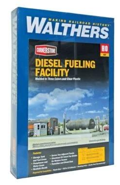 Walthers Cornerstone 933-2908HO Scale Diesel Fueling Facility Kit -Bachmann Store walthers cornerstone 933 2908ho scale diesel fueling facility kit 2