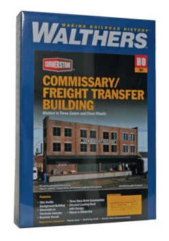 Walthers Cornerstone 933-3173 HO Scale Commissary Freight Building Kit -Bachmann Store walthers cornerstone 933 3173 ho scale commissary freight building kit a