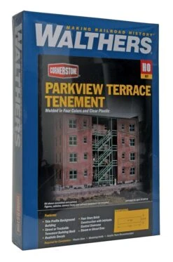 Walthers Cornerstone 933-3177 HO Scale Parkview Terrace Background Building Kit 7 Walthers Cornerstone 933-3177 HO Scale Parkview Terrace Background Building Kit -Bachmann Store walthers cornerstone 933 3177 ho scale parkview terrace background building kit b