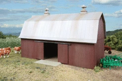 Walthers Cornerstone 933-3330 HO Scale Rural Meadow Barn - KIT