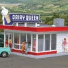 Walthers Cornerstone 933-3484 HO Scale Vintage Dairy Queen Building Kit
