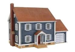 Walthers Cornerstone 933-4153 HO Scale Colonial House Structure Kit