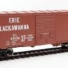 Walthers Mainline 910-45001 HO Scale 40' Modernized ACF Boxcar Erie Lackawanna EL 88139 -Bachmann Store walthers mainline 910 45001 ho scale 40 modernized acf boxcar erie lackawanna el 88139