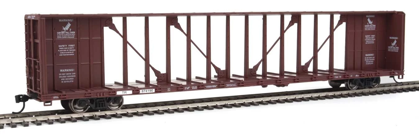 Walthers Mainline 910-4856 HO Scale 72' Centerbeam Flatcar Tomahawk Railway TR 874190 3 Walthers Mainline 910-4856 HO Scale 72' Centerbeam Flatcar Tomahawk Railway TR 874190
