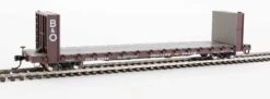 Walthers Mainline 910-5813 60' Pullman Bulkhead Flatcar Trailer Train B&O/ PTTX 92228