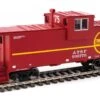 Walthers Mainline 910-8708 HO Scale Extended Wide Vision Caboose Santa Fe ATSF 999775 -Bachmann Store walthers mainline 910 8708 ho scale extended wide vision caboose santa fe atsf 999775