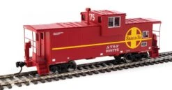 Walthers Mainline 910-8708 HO Scale Extended Wide Vision Caboose Santa Fe ATSF 999775