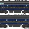 Walthers Mainline 910-9950 HO Scale EMD F7A-B Diesel Set Baltimore & Ohio B&O 4256/5486 -Bachmann Store walthers mainline 910 9950 ho scale emd f7a b diesel set baltimore ohio b o 4256 5486