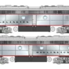 Walthers Proto 920-49914 HO Scale EMD E8A-A Diesel Burlington CB&Q 9989A/9989B (Plated Sides) DC
