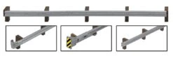 Walthers SceneMaster 949-4176 Highway Guardrails Kit 12 Pack