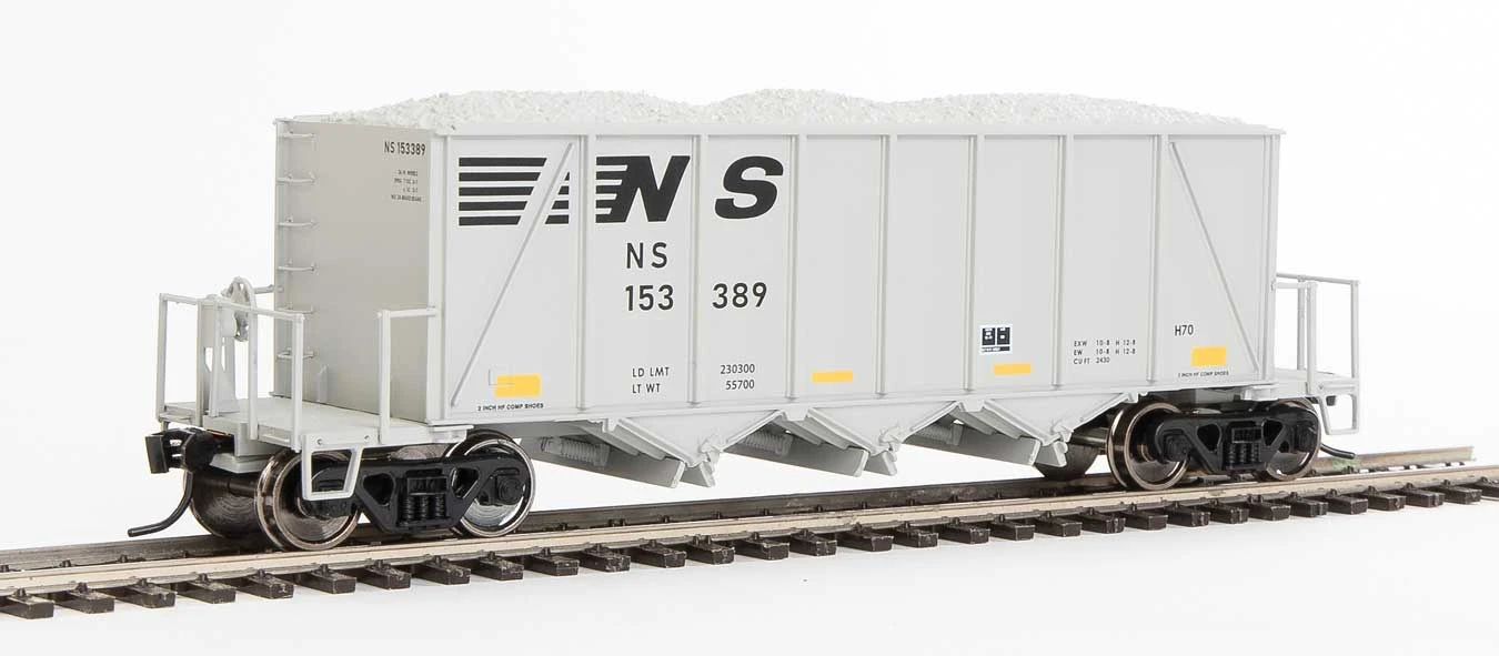 Walthers Proto 920-106025 HO Scale 40' Ortner 100 Ton Aggregate Hopper Norfolk Southern NS 153389 3 Walthers Proto 920-106025 HO Scale 40' Ortner 100 Ton Aggregate Hopper Norfolk Southern NS 153389