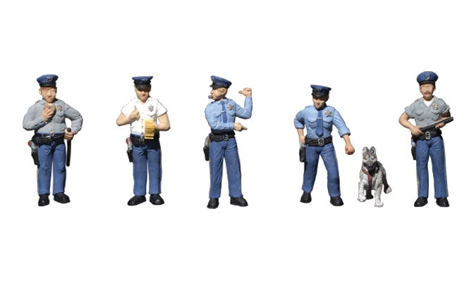 Woodland Scenics A1822 HO Scale Figures - Policeman 3 Woodland Scenics A1822 HO Scale Figures - Policeman