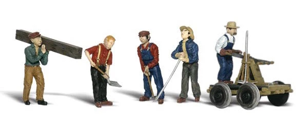 Woodland Scenics A1898 HO Scale Figures - Rail Workers 3 Woodland Scenics A1898 HO Scale Figures - Rail Workers