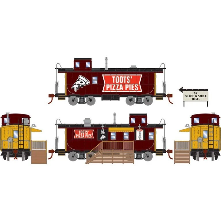 Bachmann Store -Bachmann Store athearn rtr 74041 ho scale concession cupola caboose set toots pizza pies2 768x768 1